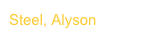 Steel, Alyson