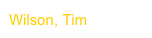 Wilson, Tim
