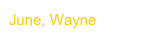 June, Wayne